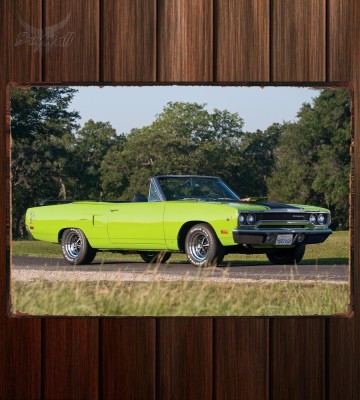 Металлическая табличка Plymouth Road Runner Convertible